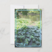 Lily Pad Dankycard Dankeskarte (Vorderseite)
