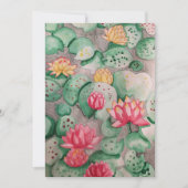 Lily Pad Einladung (Vorderseite)