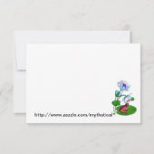 Lily Pad Einladung mit Frog UAWG Ankündigung (Rückseite)