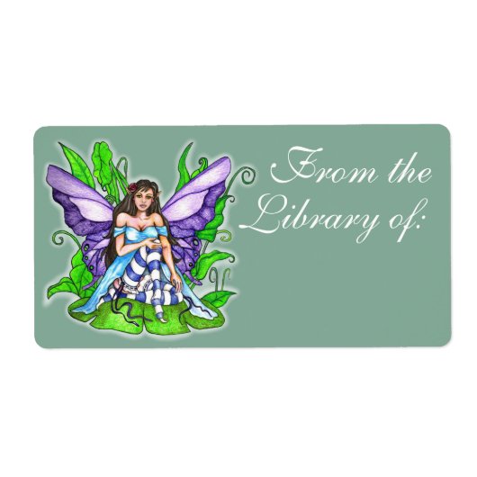 Lily Pad Fairy Book Label (Vorne)