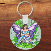 Lily Pad Fairy Schlüsselanhänger (Vorderseite)