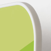 Lily Pad Green Across Striping with Name Pickleball Schläger (Linke Seite)