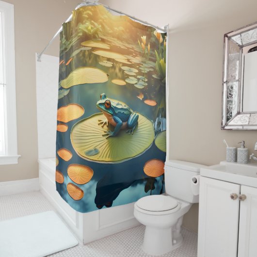 Lily Pad King - Duschvorhang (Beispiel)
