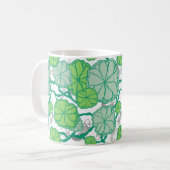 Lily Pad Koi Pond Pattern Kaffeetasse (Vorderseite Links)