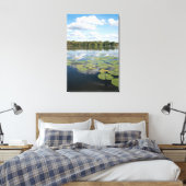 Lily Pad Lake Leinwanddruck (Insitu (Schlafzimmer))
