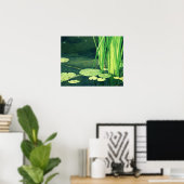 Lily Pad Pond Poster (Heimbüro)