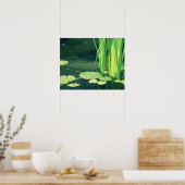 Lily Pad Pond Poster (Küche)