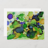 Lily Pad Postkarte (Vorne/Hinten)