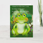 Lily Pad Talk Karte (Vorderseite)