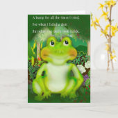 Lily Pad Talk Karte (Gelbe Blume)