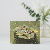 Lily Pads # 3 Postkarte (Stehend Vorderseite)