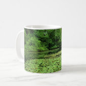 Lily Pads auf dem Teich Kaffeetasse (Vorderseite Links)
