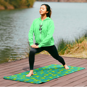 Lily Pads Blume Yoga Frogs Funny Yogamatte