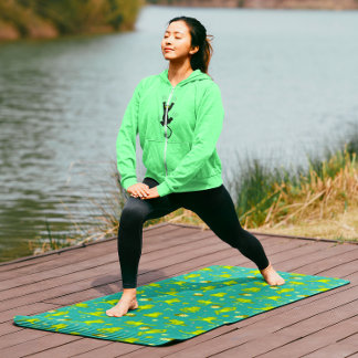 Lily Pads Blume Yoga Frogs Funny Yogamatte