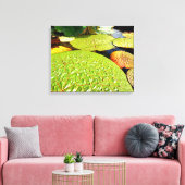 Lily Pads Canvas Print Leinwanddruck (Insitu (Wohnzimmer))