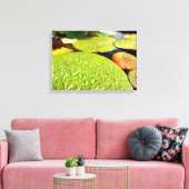 Lily Pads Canvas Print Leinwanddruck (Insitu (Wohnzimmer))