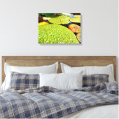 Lily Pads Canvas Print Leinwanddruck (Insitu (Schlafzimmer))