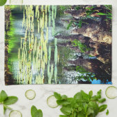 Lily Pads Decorative Geschirrtuch (Gefaltet)