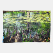 Lily Pads Decorative Geschirrtuch (Horizontal)
