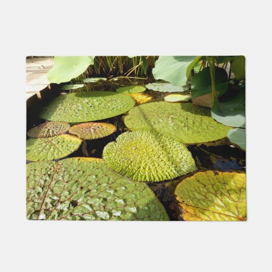 Lily Pads Door Mat Fußmatte (Vorderseite)