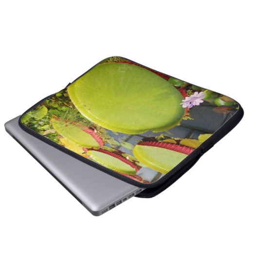 Lily Pads Laptop Sleeve (Vorne Knopf)