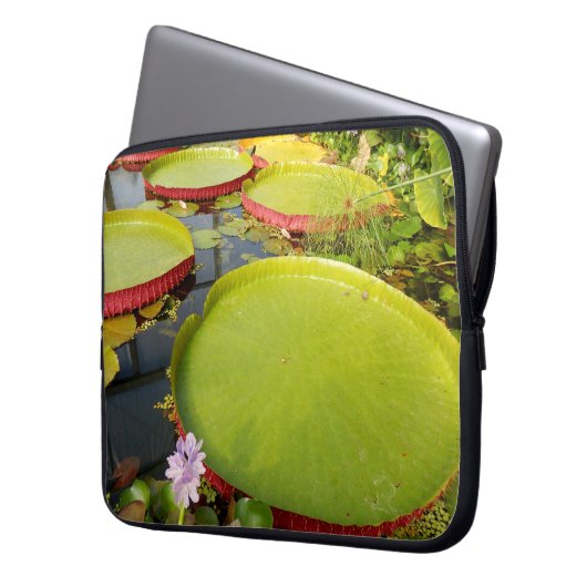 Lily Pads Laptop Sleeve (Vorderseite Links)