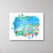 ** Lily Pads Pond Malerei AR23 Monet Art Leinwanddruck (Vorderseite)
