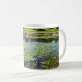 Lily Pads und Swans Kaffeetasse (VorderseiteRechts)