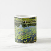 Lily Pads und Swans Kaffeetasse (Mittel)