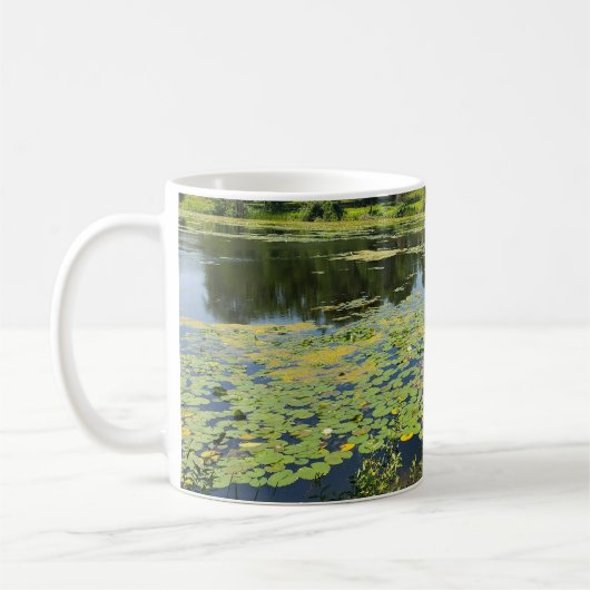 Lily Pads und Swans Kaffeetasse (Links)