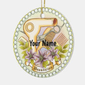 Lily Pearl Beautician Ornament (Links)