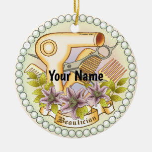 Lily Pearl Beautician Ornament
