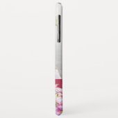 Lily Peony Floral Monogram Foto Case-Mate iPhone Hülle (Hinten/Links)