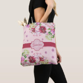 Lily & Peony Floral Pink Tasche (Von Nahem)