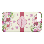 Lily & Peony Yellow Case-Mate iPhone Hülle (Rückseite (Horizontal))