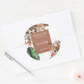 Lily Perfume Label Runder Aufkleber (Umschlag)