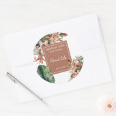 Lily Perfume Label Runder Aufkleber (Umschlag)