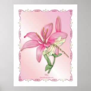 Lily Pink Poster