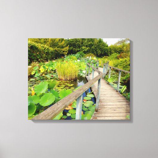 Lily Pond Canvas Print Leinwanddruck (Vorderseite)