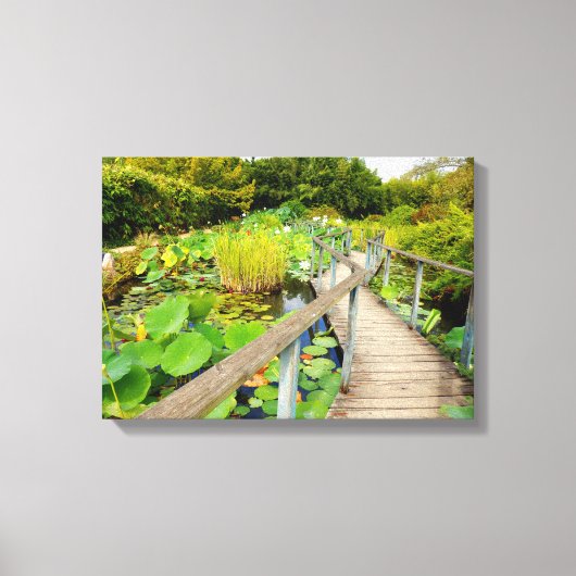 Lily Pond Canvas Print Leinwanddruck (Vorderseite)