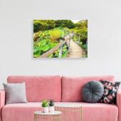 Lily Pond Canvas Print Leinwanddruck (Insitu (Wohnzimmer))