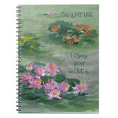 *'LiLy Pond' Design-Notebook Notizblock (Vorderseite)