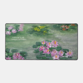 "LiLy Pond"-Design Schreibtischunterlage