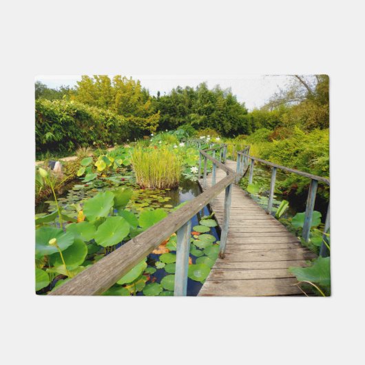 Lily Pond Door Mat Fußmatte (Vorderseite)