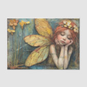 LILY POND FAIRY MIRL DECOUPAY SEIDENPAPIER (Vorderseite)