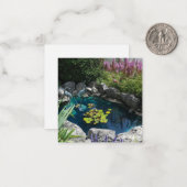 Lily Pond Flat Mitteilungskarten (Vorderseite/Rückseite Beispiel)