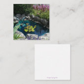 Lily Pond Flat Mitteilungskarten (Vorne/Hinten)