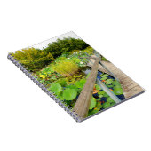 Lily Pond Foto Notebook Notizblock (Rechte Seite)