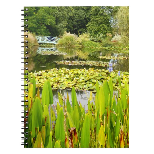 Lily Pond Foto Notebook Notizblock (Vorderseite)