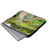 Lily Pond Laptop Sleeve (Vorne Knopf)